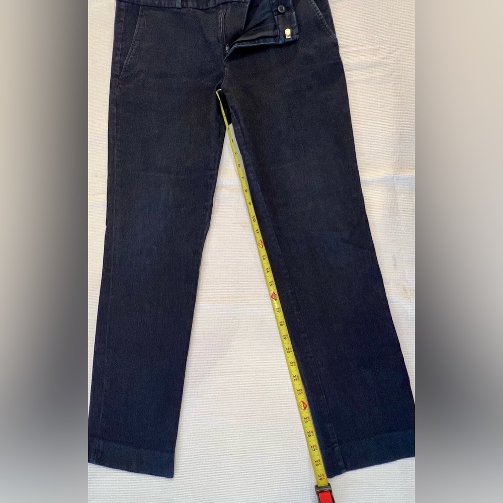 Banana Republic Women's Sz 10 Dark Blue Ryan Denim Straight-Leg Jeans - Picture 8 of 9